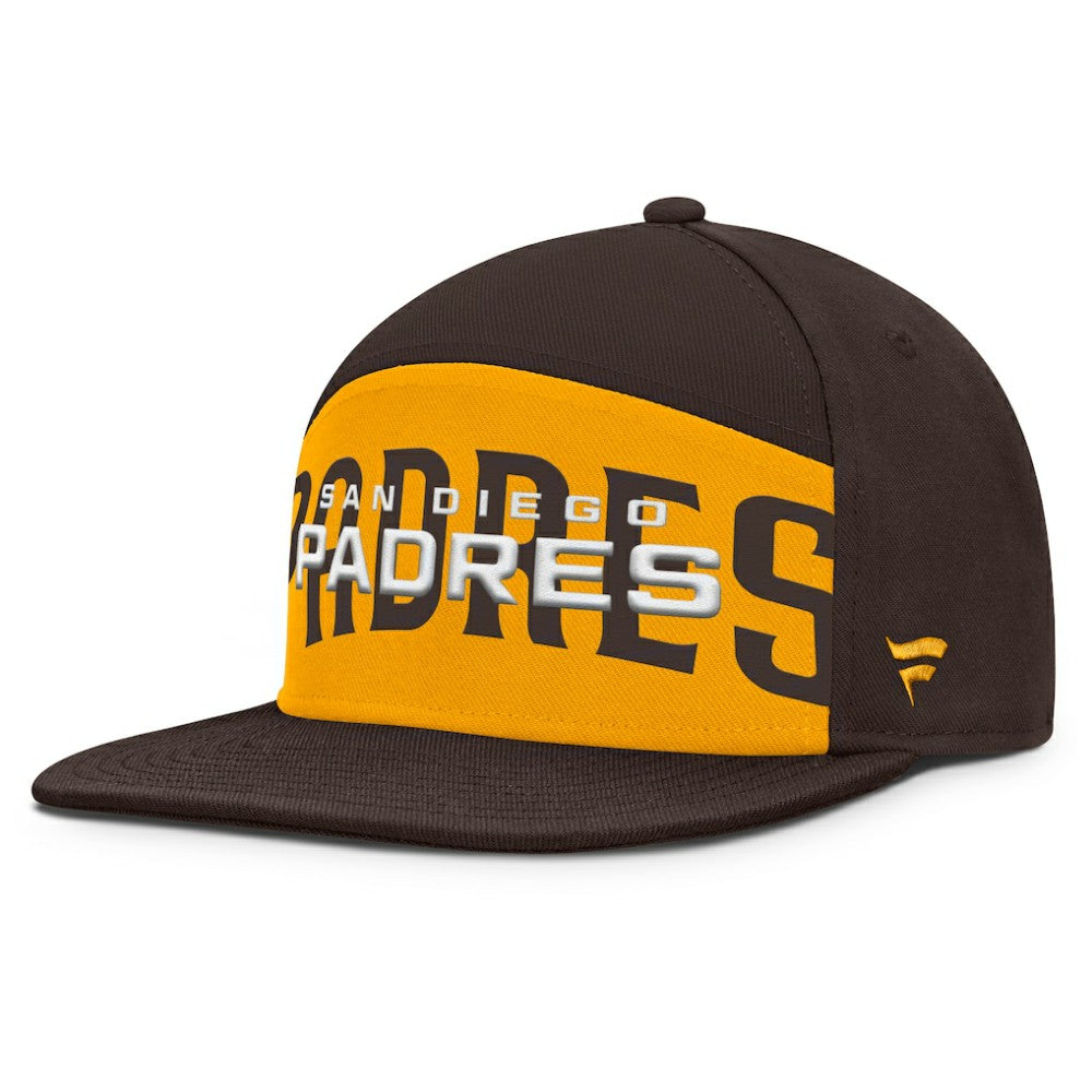 San Diego Padres Fanatics Clubhouse Splitter Snapback Hat - MLB