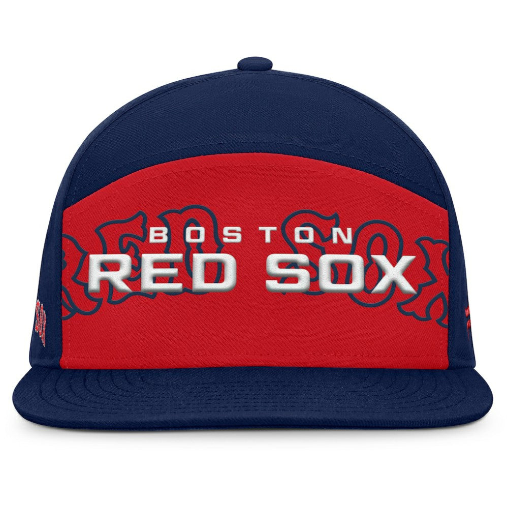 Boston Red Sox Fanatics Clubhouse Splitter Snapback Hat - MLB