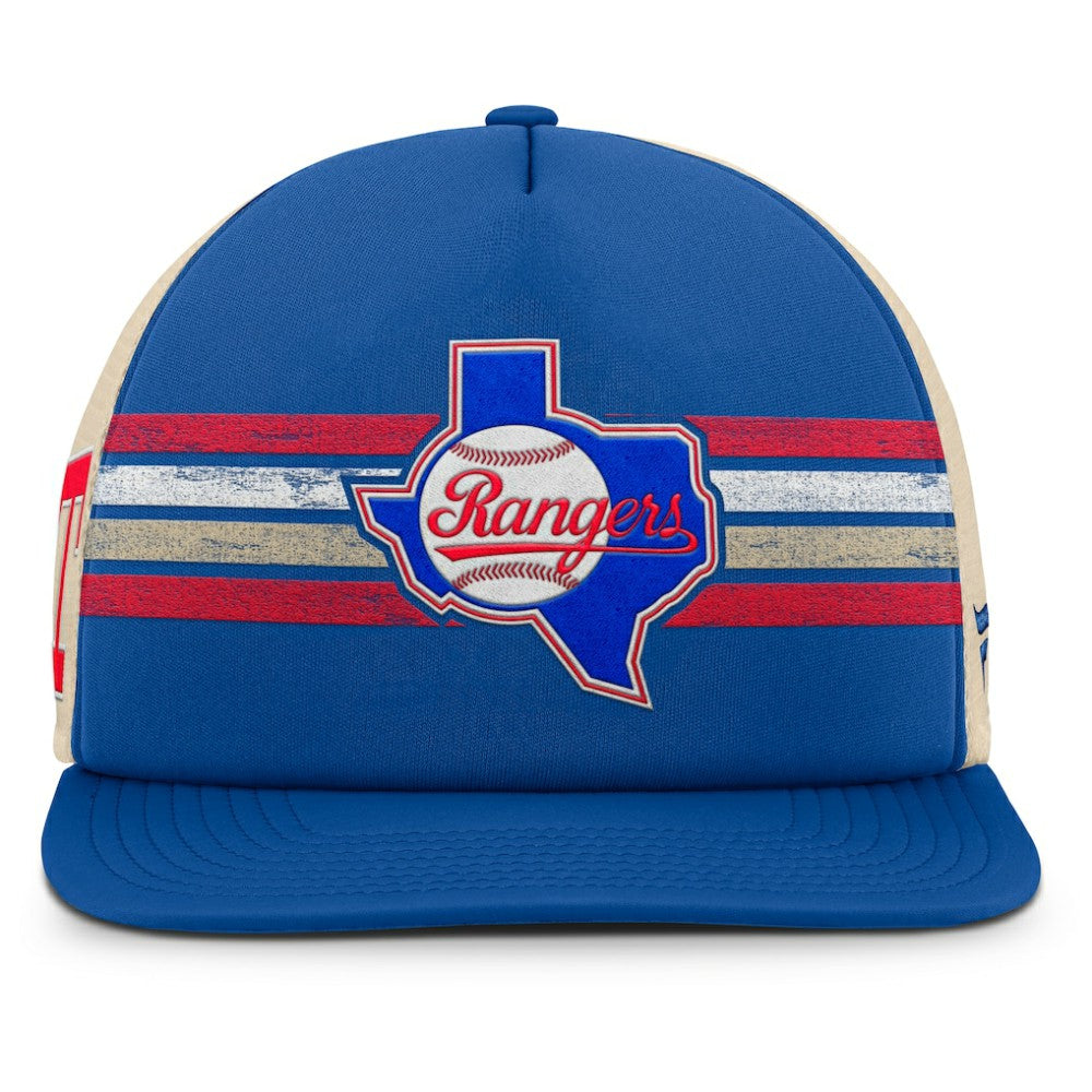 Texas Rangers Fanatics Cooperstown Collection Powers Snapback Hat - MLB