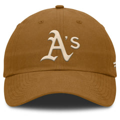 Athletics Fanatics Act Natural Chopper Adjustable Hat - MLB