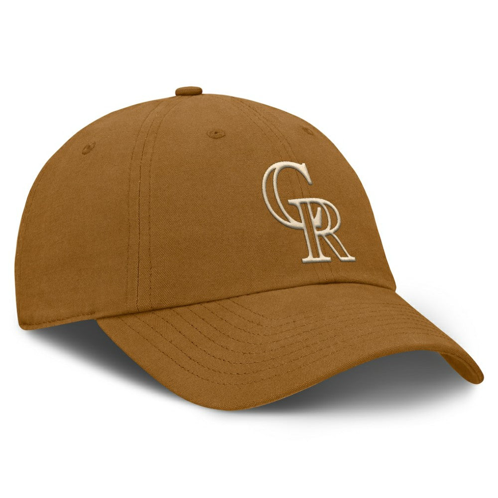 Colorado Rockies Fanatics Act Natural Chopper Adjustable Hat - MLB