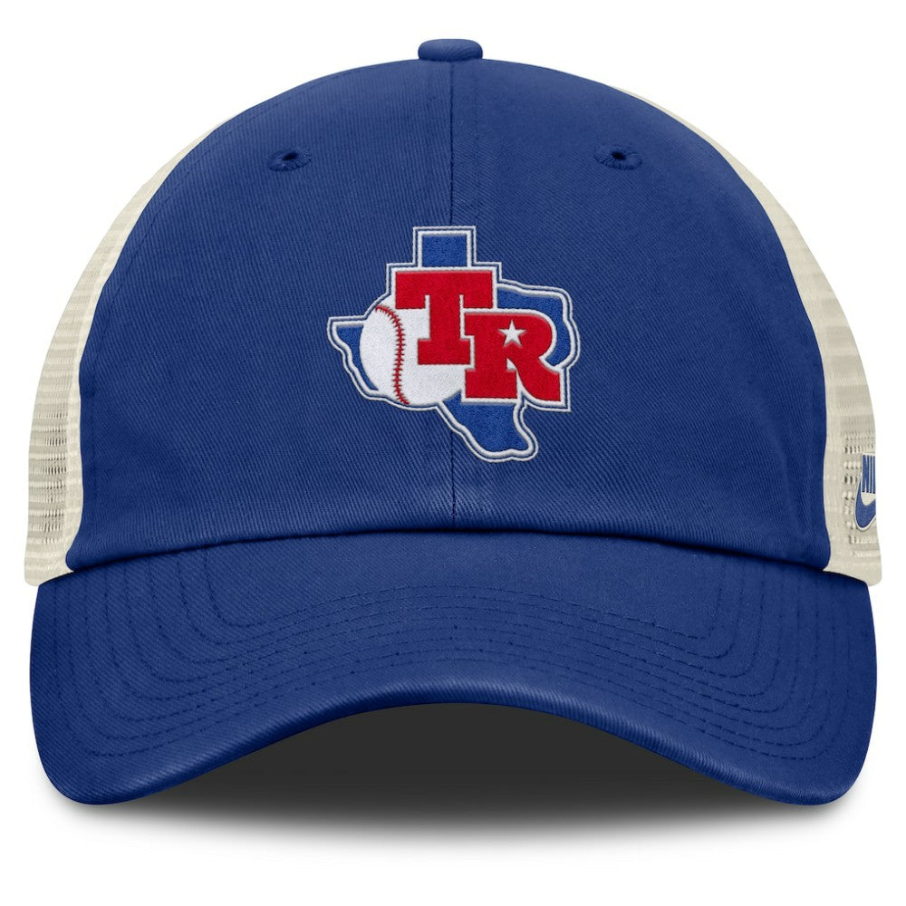Texas Rangers Nike Cooperstown Collection Club Trucker Adjustable Hat - MLB