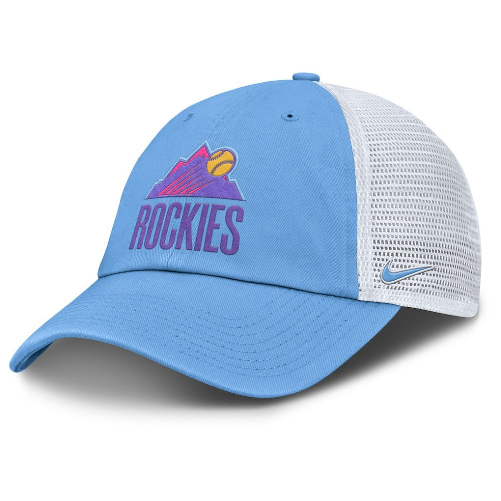 Colorado Rockies Nike Unisex 2025 City Connect Club Adjustable Trucker Hat - MLB
