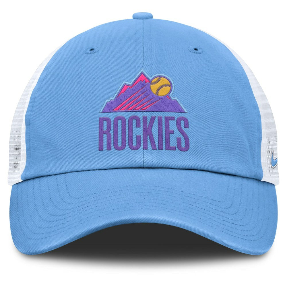 Colorado Rockies Nike Unisex 2025 City Connect Club Adjustable Trucker Hat - MLB
