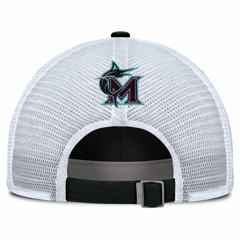 Miami Marlins Nike Unisex 2025 City Connect Trucker Adjustable Hat - MLB