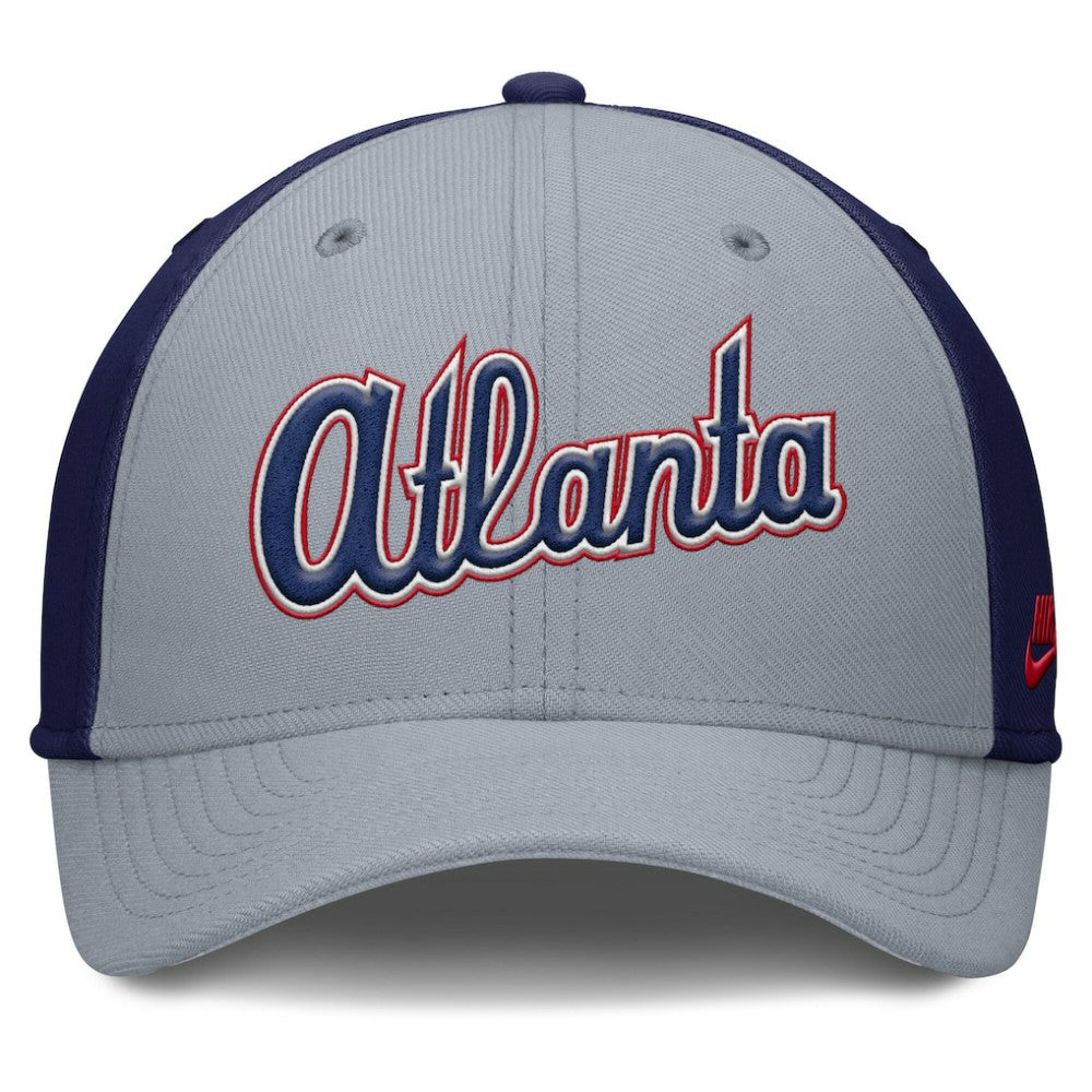 Atlanta Braves Nike Rise Swoosh Performance Flex Hat - MLB