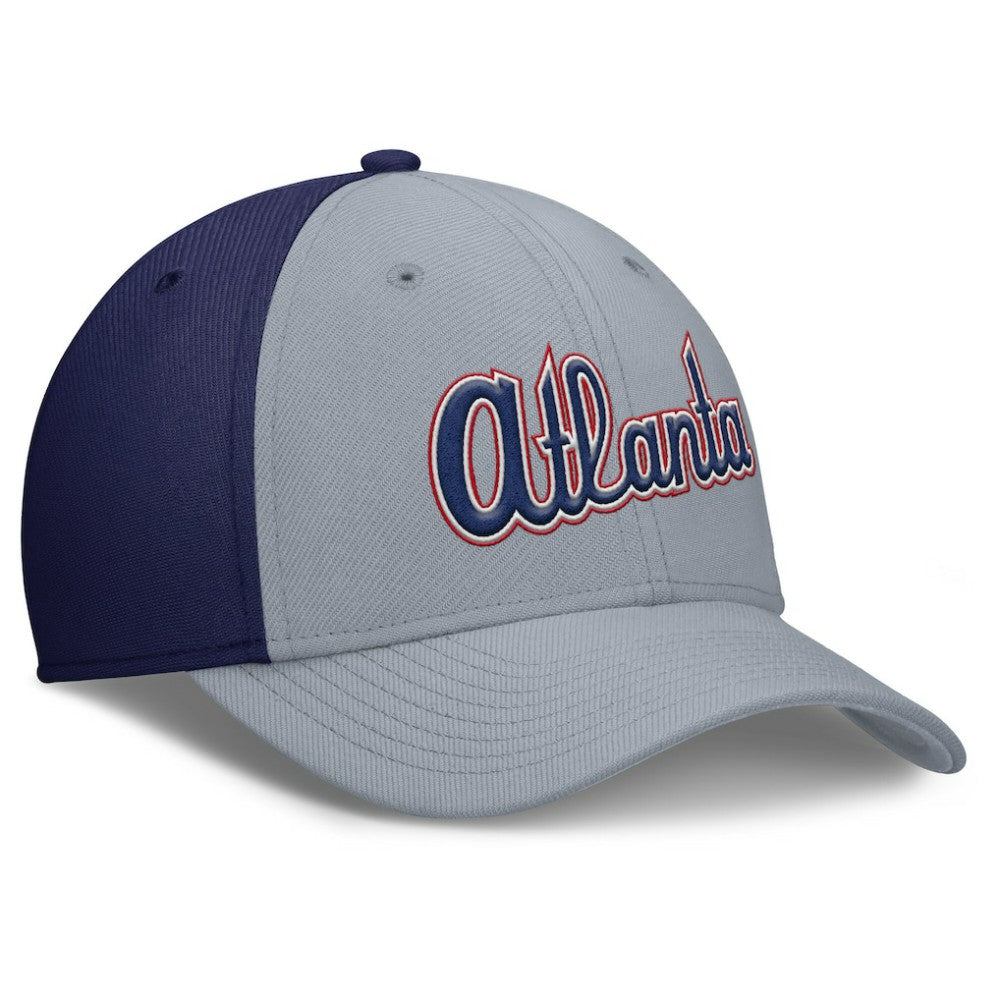 Atlanta Braves Nike Rise Swoosh Performance Flex Hat - MLB