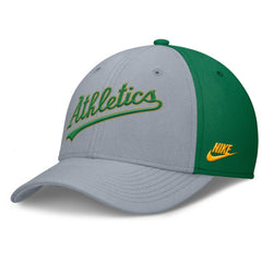 Athletics Nike Rise Swoosh Performance Flex Hat - MLB