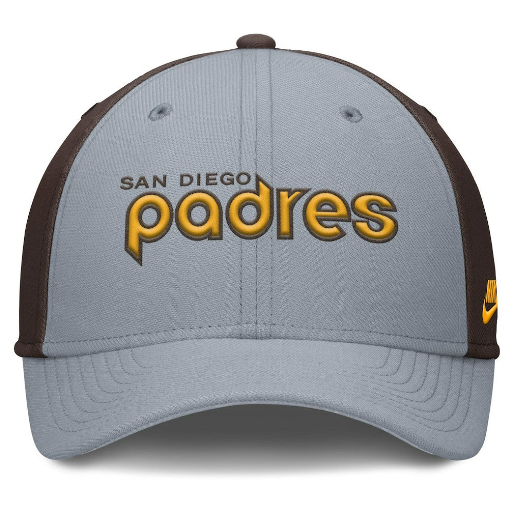 San Diego Padres Nike Rise Swoosh Performance Flex Hat - MLB
