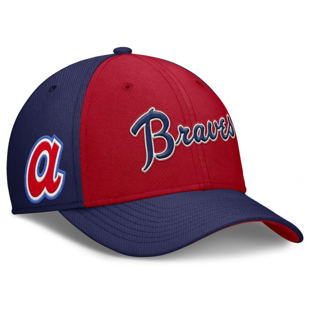 Atlanta Braves Nike Rise Swoosh Performance Flex Hat - MLB