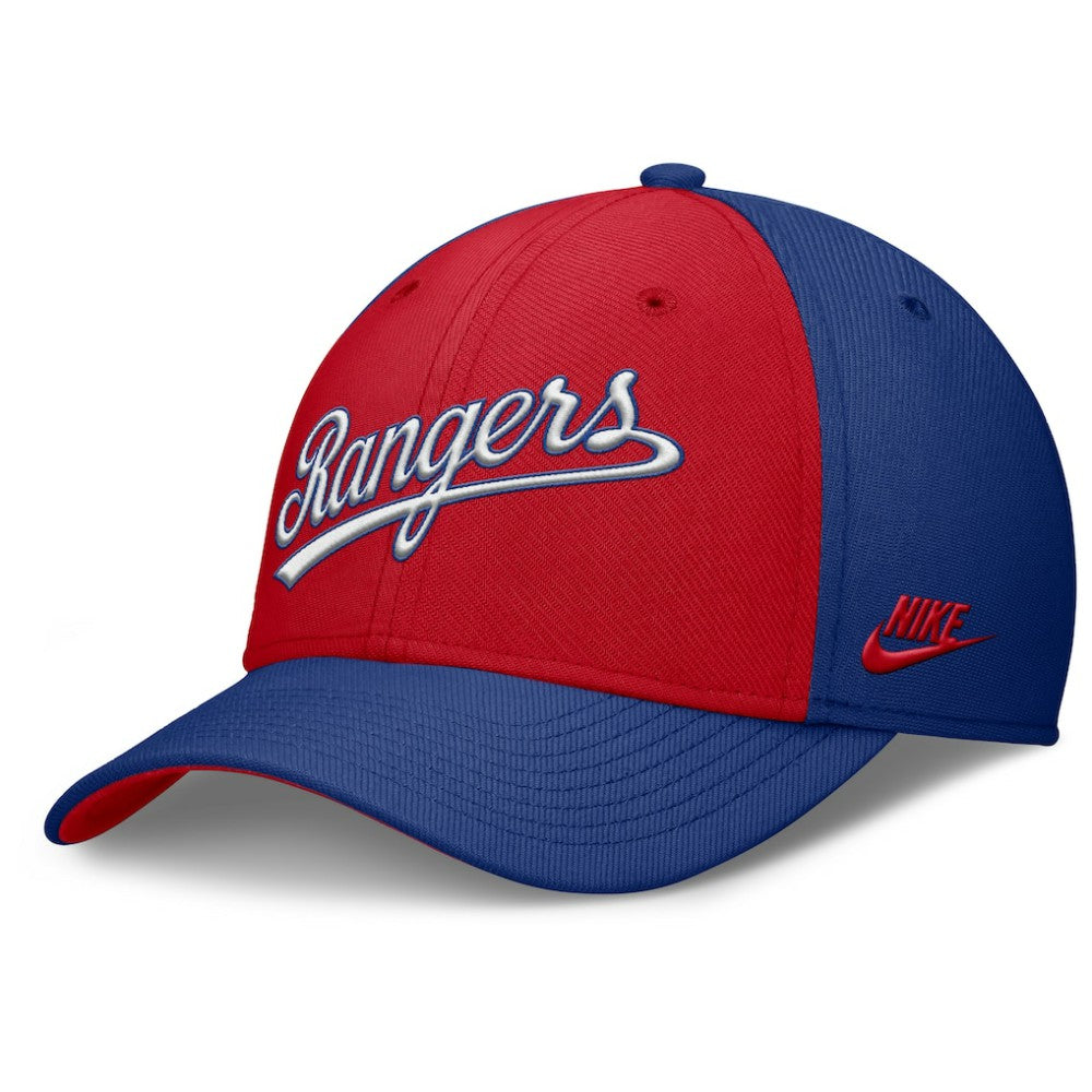Texas Rangers Nike Rise Swoosh Performance Flex Hat - MLB