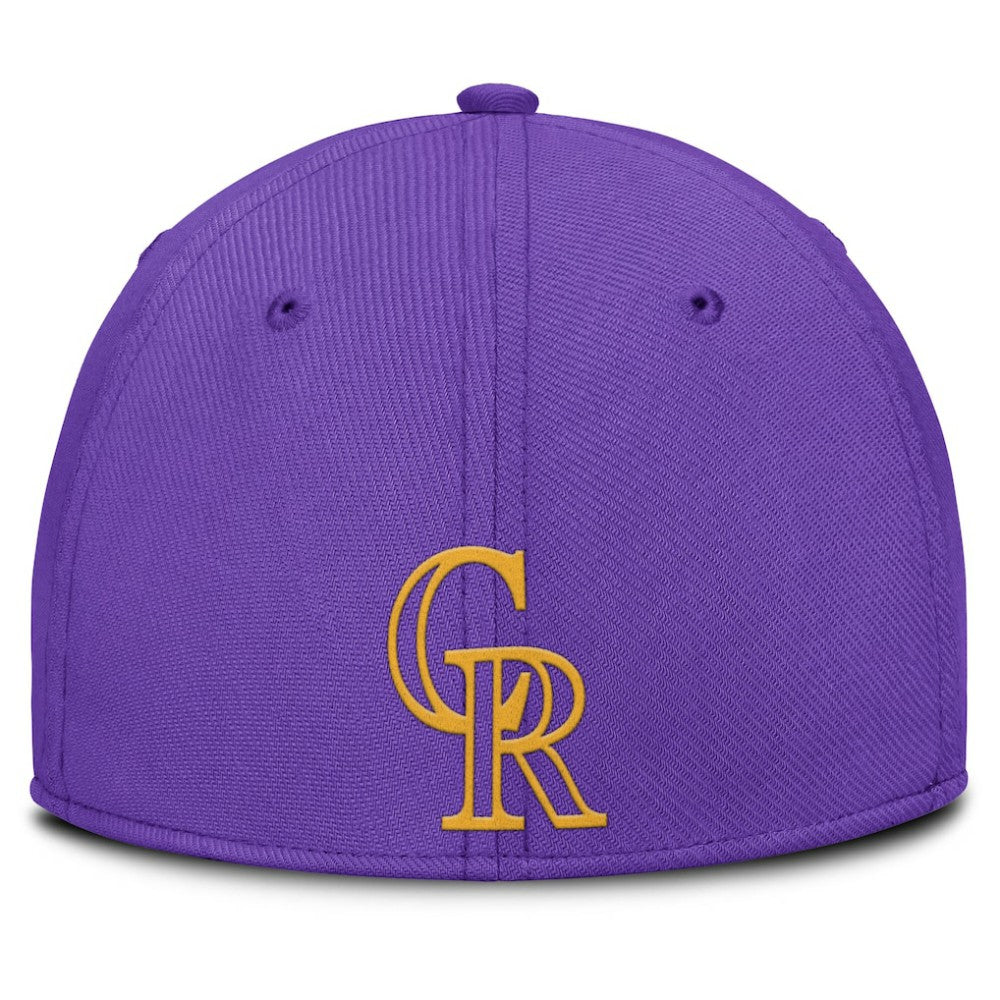 Colorado Rockies Nike 2025 City Connect Rise Swoosh Performance Flex Hat - MLB