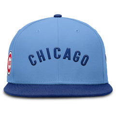 Chicago Cubs Nike Cooperstown Two-Tone Dri-FIT Round Bill True Fitted Hat - MLB