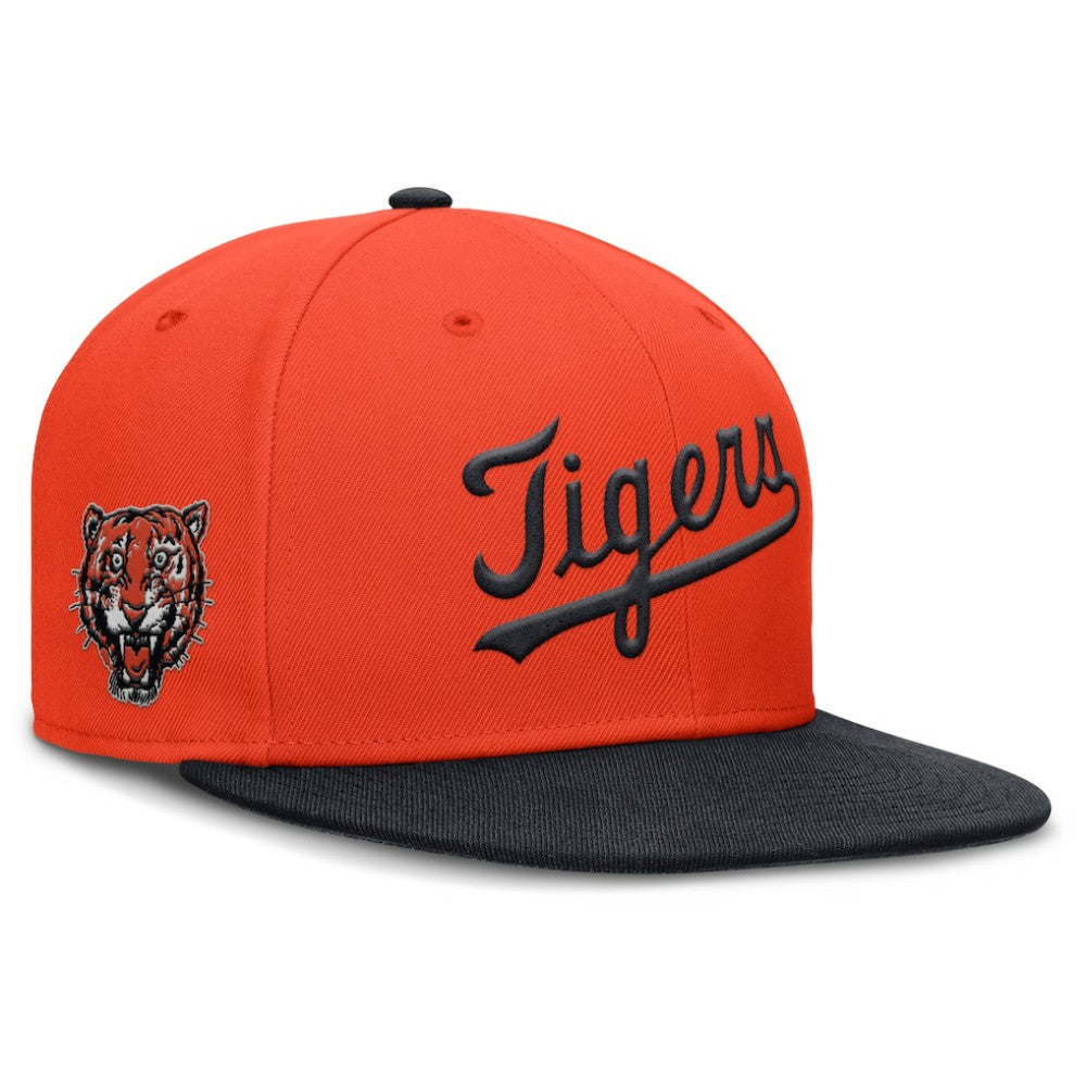 Detroit Tigers Nike Cooperstown Two-Tone Dri-FIT Round Bill True Fitted Hat - MLB