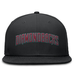 Arizona Diamondbacks Nike Wordmark Dri-FIT Round Bill True Fitted Hat - MLB