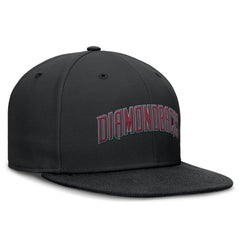 Arizona Diamondbacks Nike Wordmark Dri-FIT Round Bill True Fitted Hat - MLB