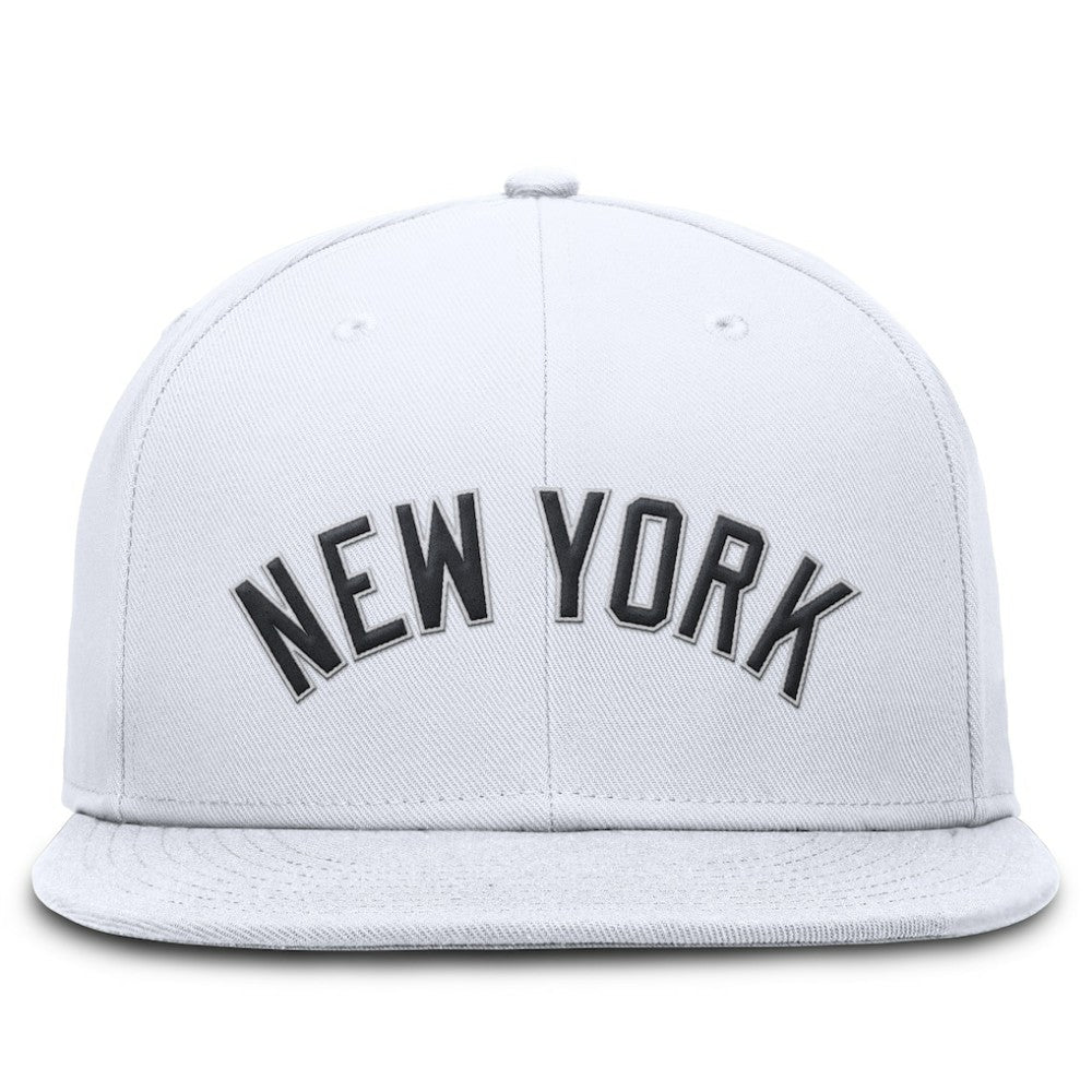 New York Yankees Nike Wordmark Dri-FIT Round Bill True Fitted Hat - MLB