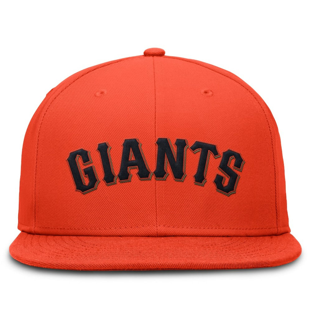 San Francisco Giants Nike Wordmark Dri-FIT Round Bill True Fitted Hat - MLB