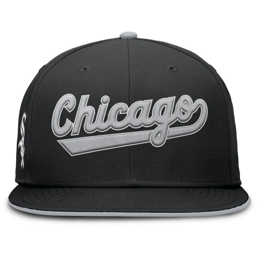 Chicago White Sox Nike Primetime Dri-FIT Round Bill True Fitted Hat - MLB