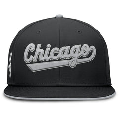 Chicago White Sox Nike Primetime Dri-FIT Round Bill True Fitted Hat - MLB