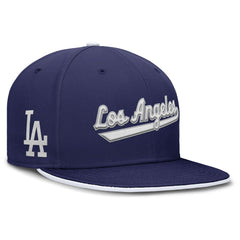 Los Angeles Dodgers Nike Primetime Dri-FIT Round Bill True Fitted Hat - MLB