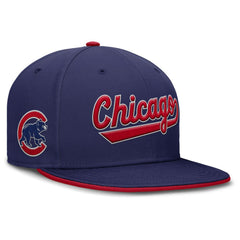 Chicago Cubs Nike Primetime Dri-FIT Round Bill True Fitted Hat - MLB