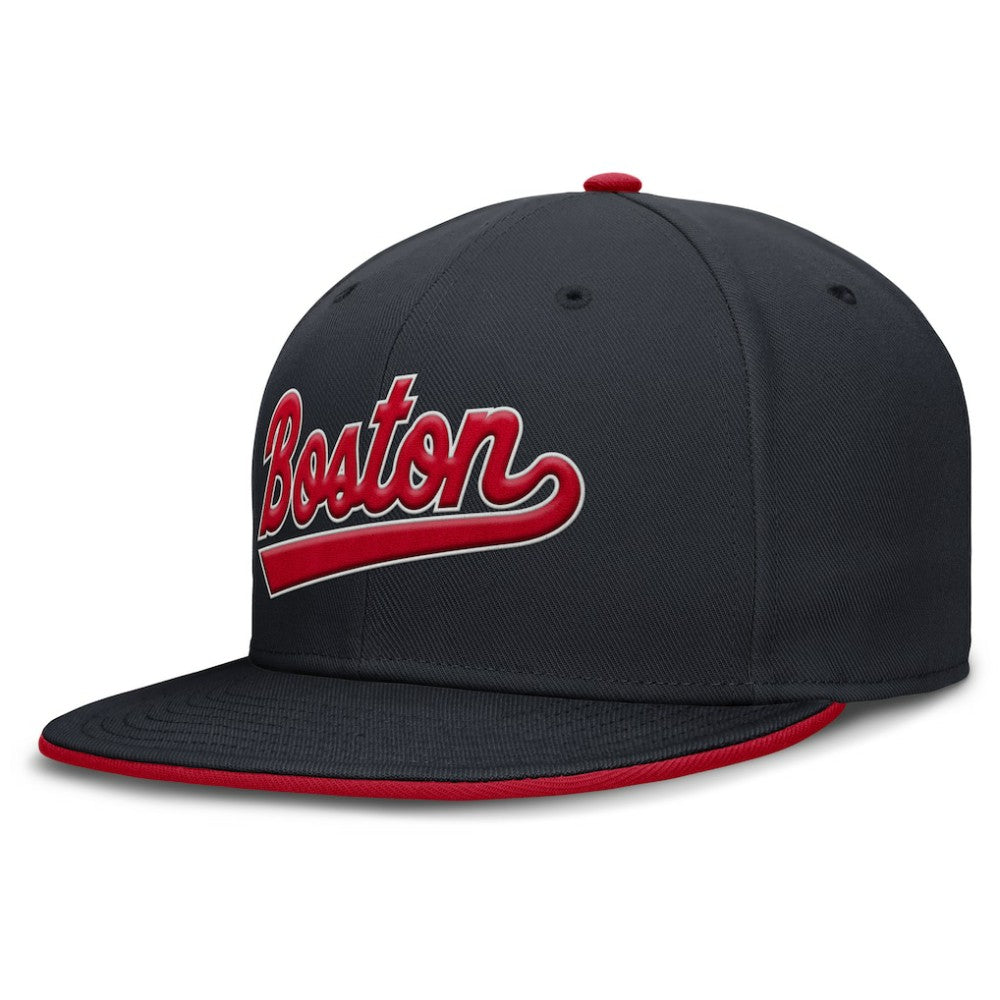 Boston Red Sox Nike Primetime Dri-FIT Round Bill True Fitted Hat - MLB