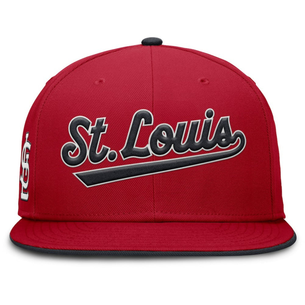 St. Louis Cardinals Nike Primetime Dri-FIT Round Bill True Fitted Hat - MLB