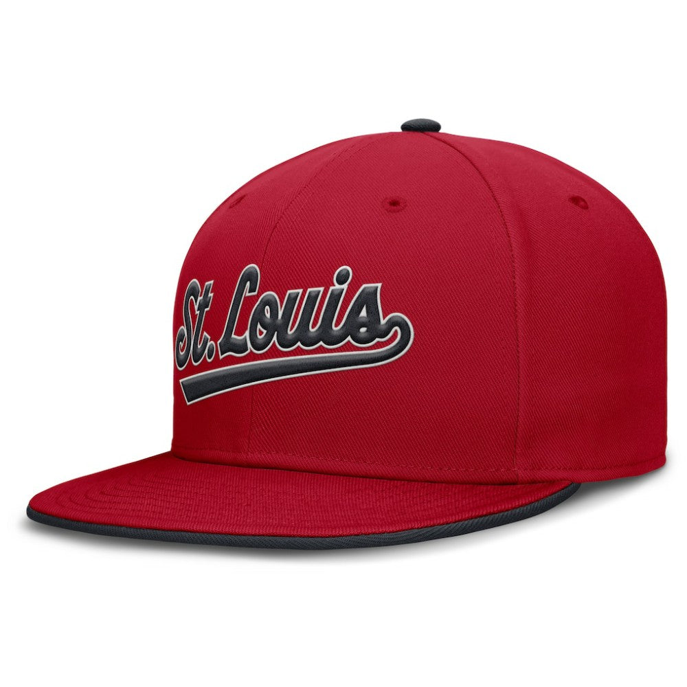 St. Louis Cardinals Nike Primetime Dri-FIT Round Bill True Fitted Hat - MLB
