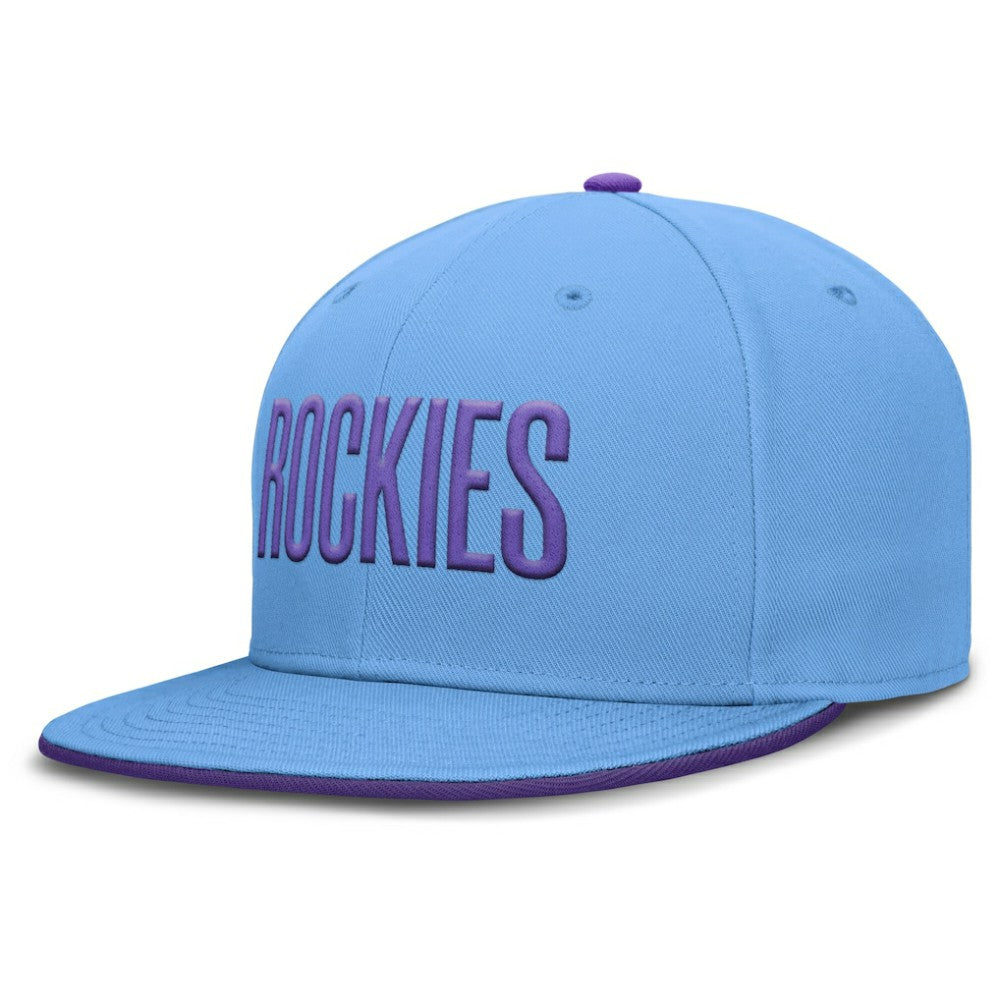 Colorado Rockies Nike 2025 City Connect True Performance Fitted Hat - MLB