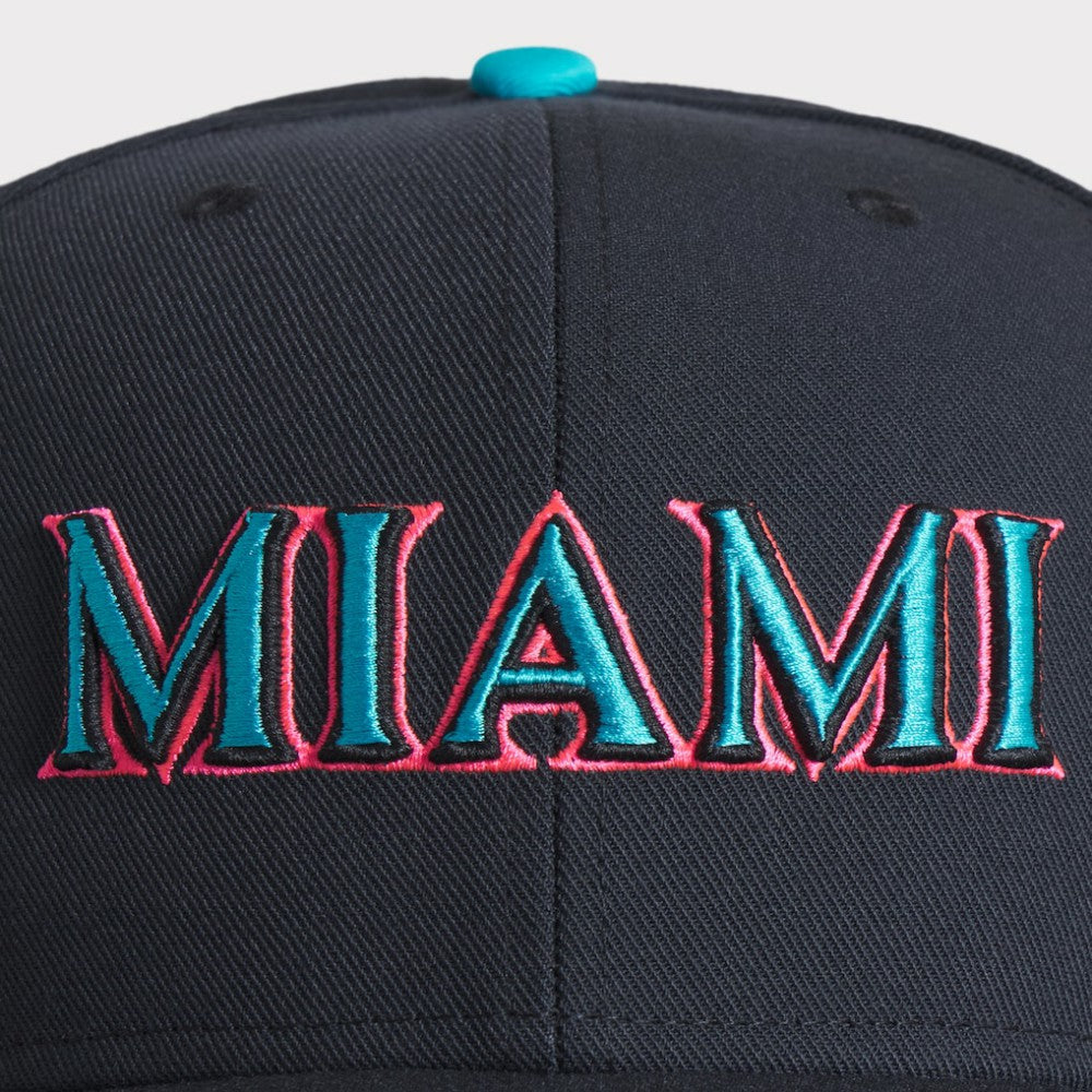 Miami Marlins Nike 2025 City Connect Performance Fitted Hat - MLB