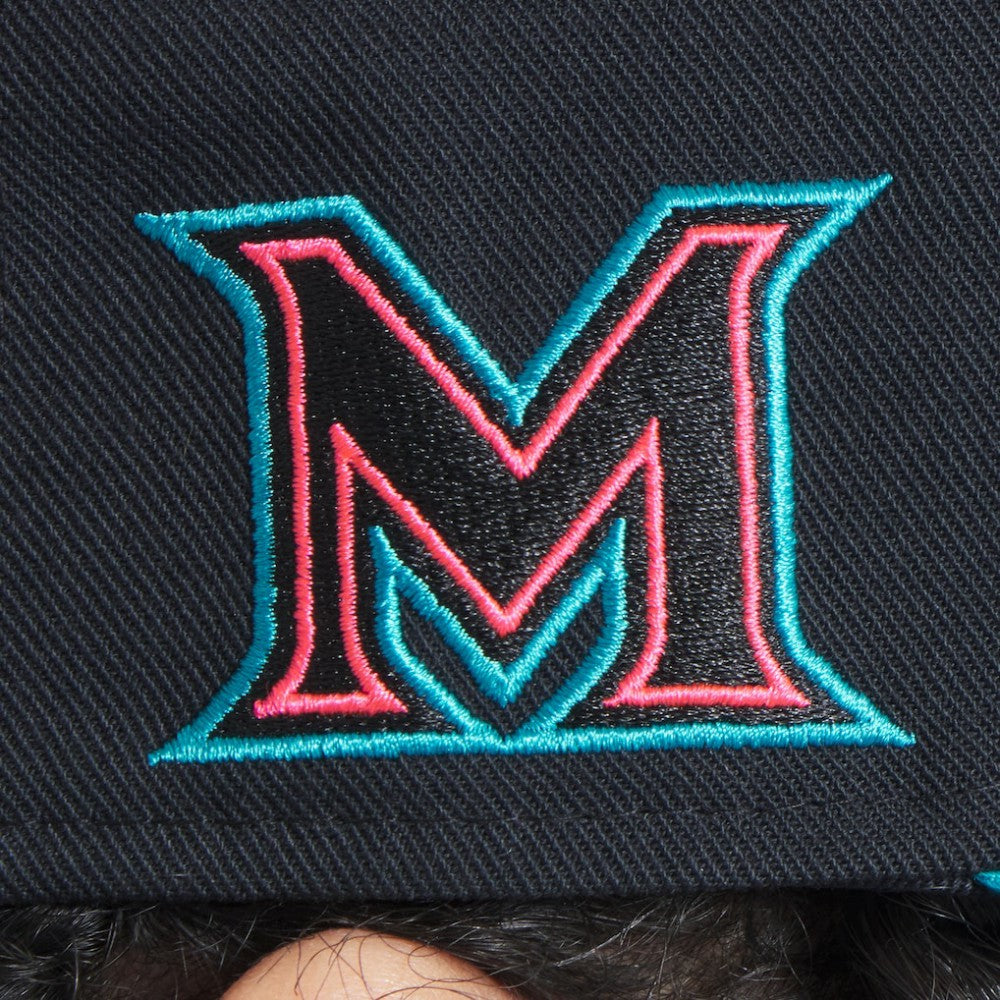 Miami Marlins Nike 2025 City Connect Performance Fitted Hat - MLB