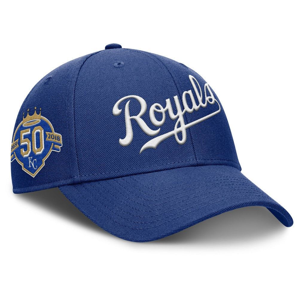 Kansas City Royals Nike Rise Gaberdine Adjustable Hat - MLB