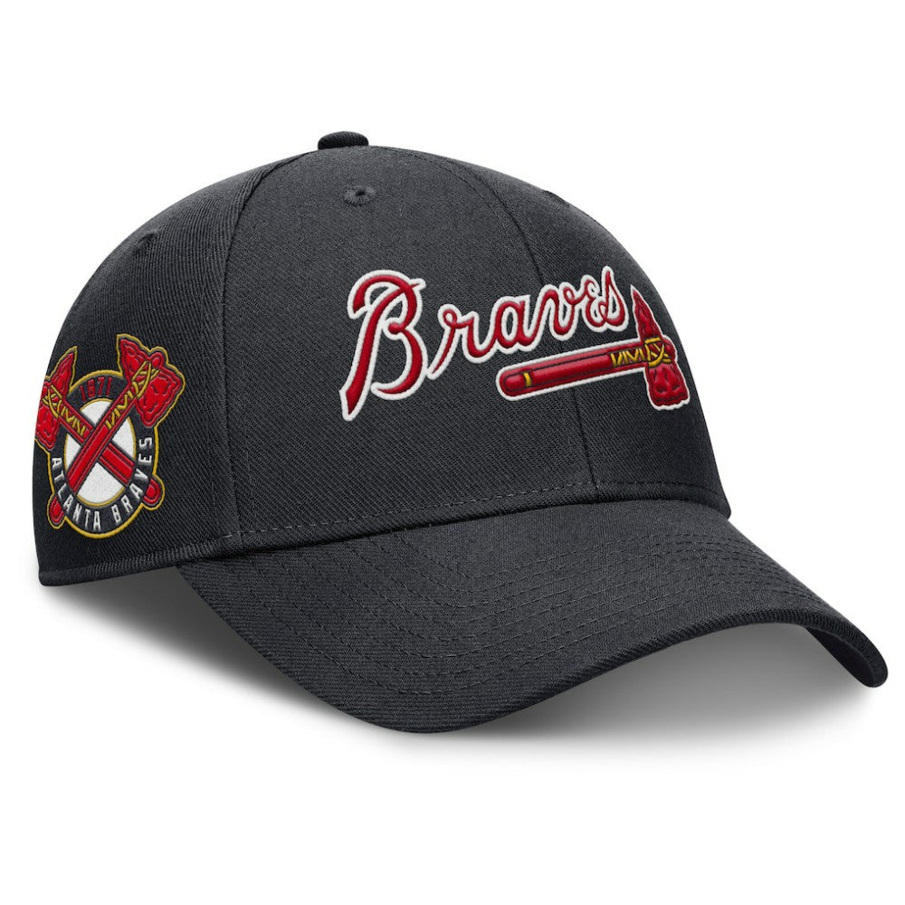 Atlanta Braves Nike Rise Gaberdine Adjustable Hat - MLB