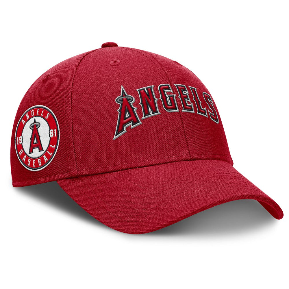 Los Angeles Angels Nike Rise Gaberdine Adjustable Hat - MLB