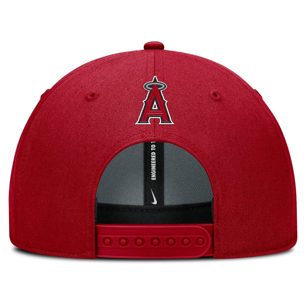 Los Angeles Angels Nike Rise Gaberdine Adjustable Hat - MLB