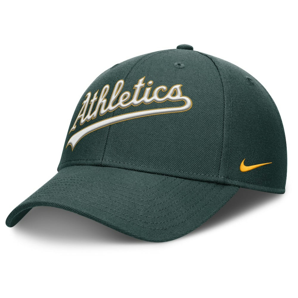 Athletics Nike Rise Gaberdine Adjustable Hat - MLB
