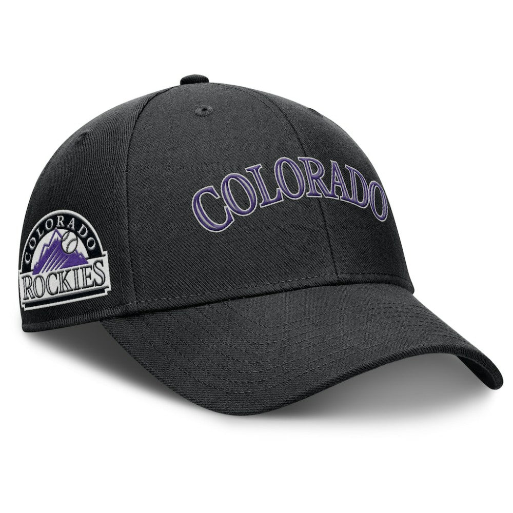 Colorado Rockies Nike Rise Gaberdine Adjustable Hat - MLB