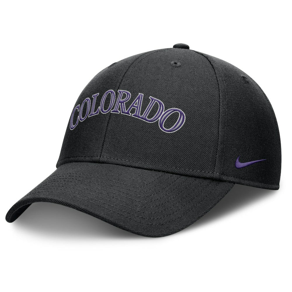 Colorado Rockies Nike Rise Gaberdine Adjustable Hat - MLB