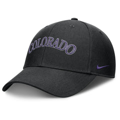 Colorado Rockies Nike Rise Gaberdine Adjustable Hat - MLB