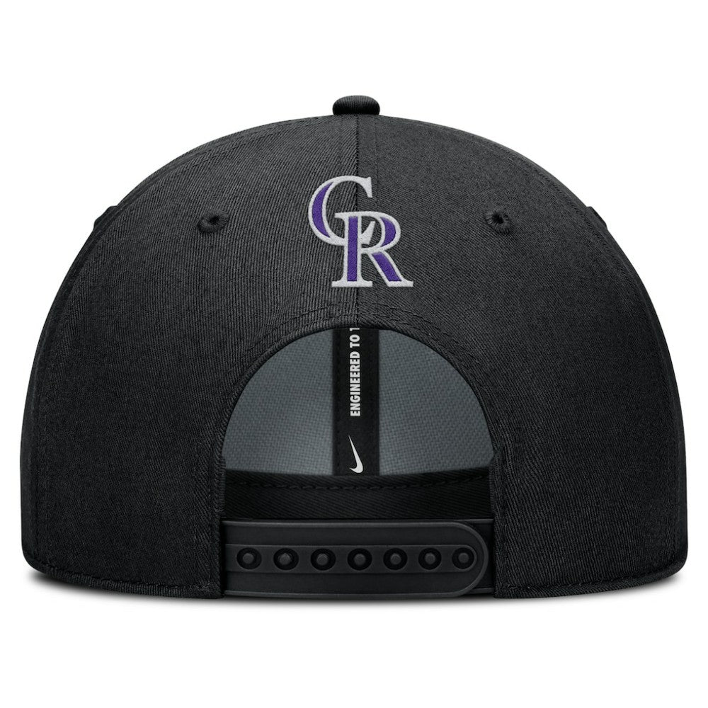 Colorado Rockies Nike Rise Gaberdine Adjustable Hat - MLB