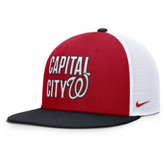 Washington Nationals Nike Pro Trucker Snapback Hat - MLB