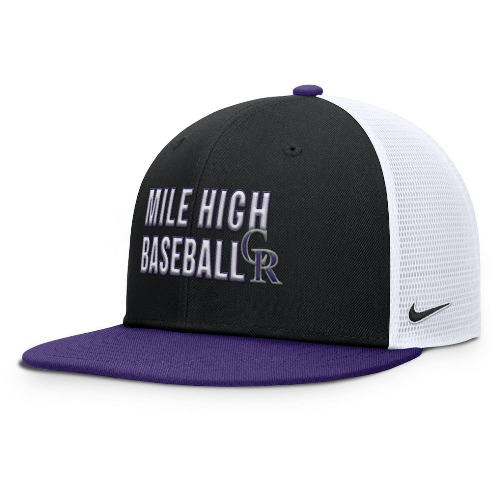 Colorado Rockies Nike Pro Trucker Snapback Hat - MLB