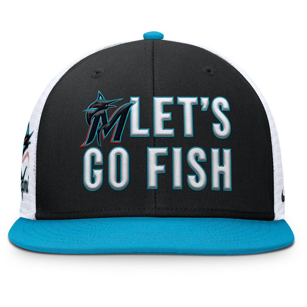 Miami Marlins Nike Pro Performance Trucker Snapback Hat - MLB