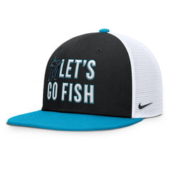 Miami Marlins Nike Pro Performance Trucker Snapback Hat - MLB