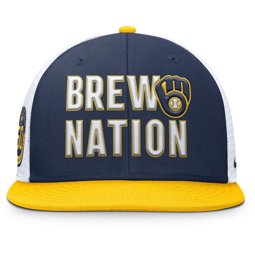 Milwaukee Brewers Nike Pro Trucker Snapback Hat - MLB
