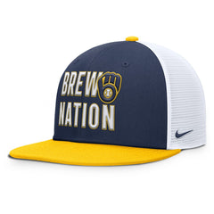Milwaukee Brewers Nike Pro Trucker Snapback Hat - MLB