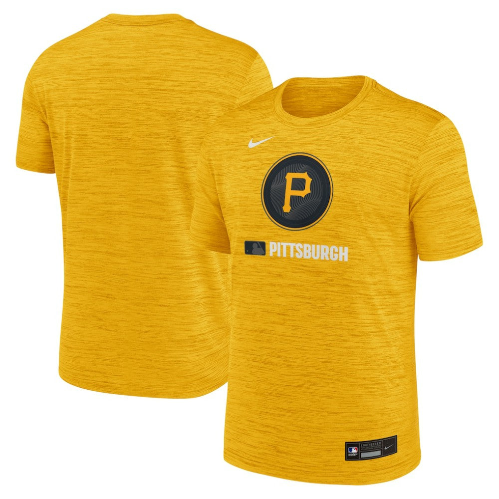 Pittsburgh Pirates Nike Authentic Collection City Connect Velocity Dri-FIT T-Shirt - MLB