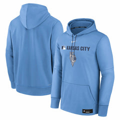 Kansas City Royals Nike Authentic Collection City Connect Therma Pullover Hoodie - MLB