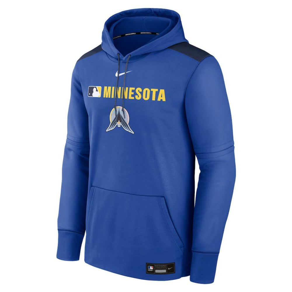 Minnesota Twins Nike Authentic Collection City Connect Therma Pullover Hoodie - MLB